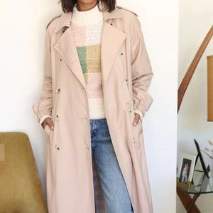 Nate Soft Twill Trench Coat